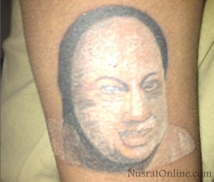 Nusrat Fateh Ali Khan's Tattoo