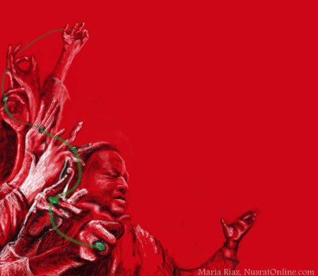 Nusrat Fateh Ali Khan's Painting