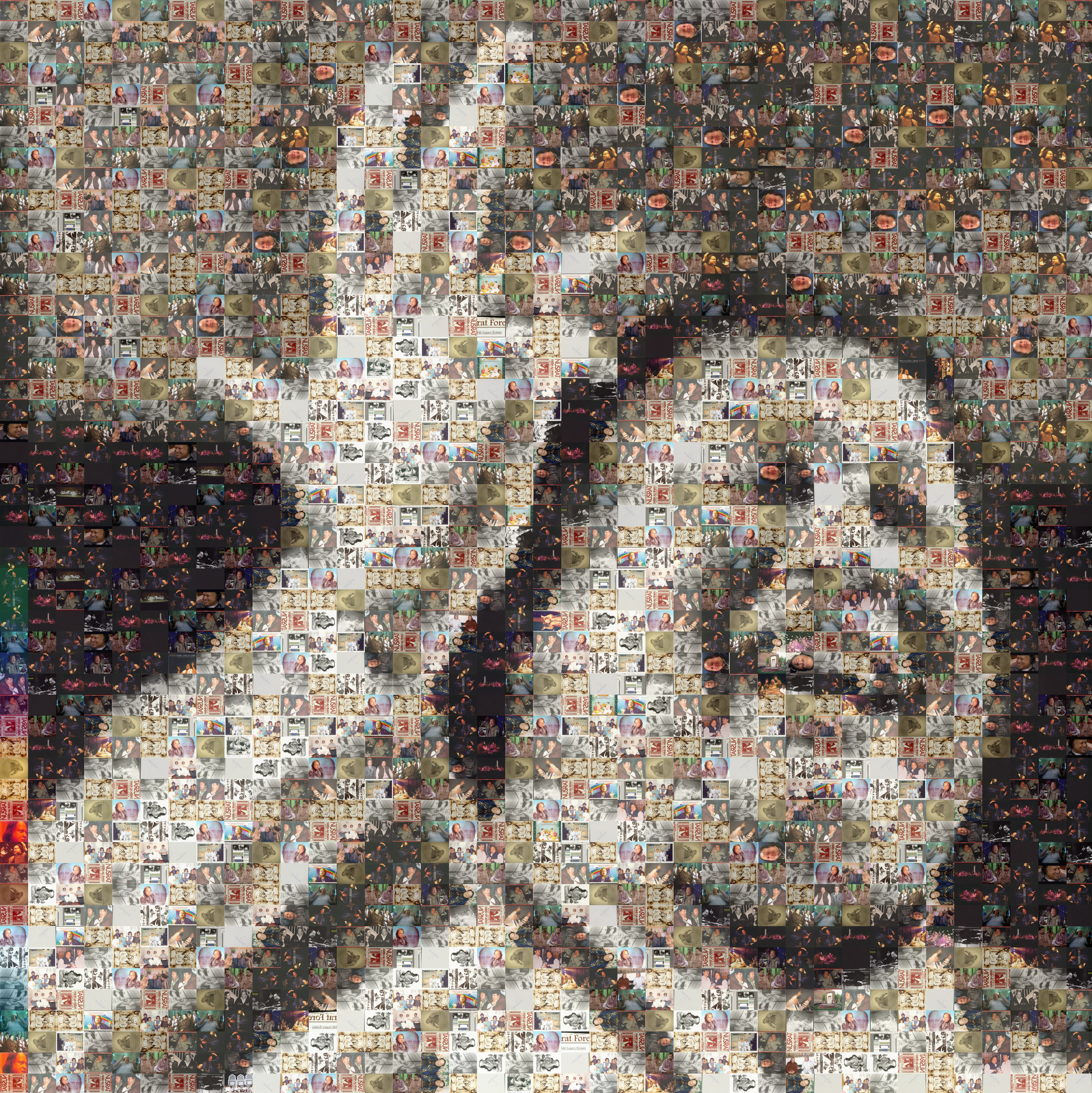 Nusrat Fateh Ali Khan Mosaic
