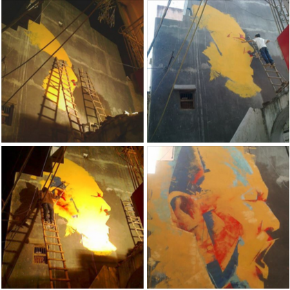 Biggest Painting of Ustad Nusrat Fateh Ali Khan