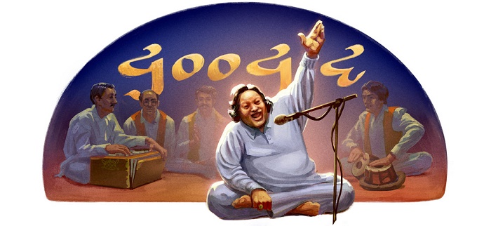 Nusrat Fateh Ali Khan Google Doodle